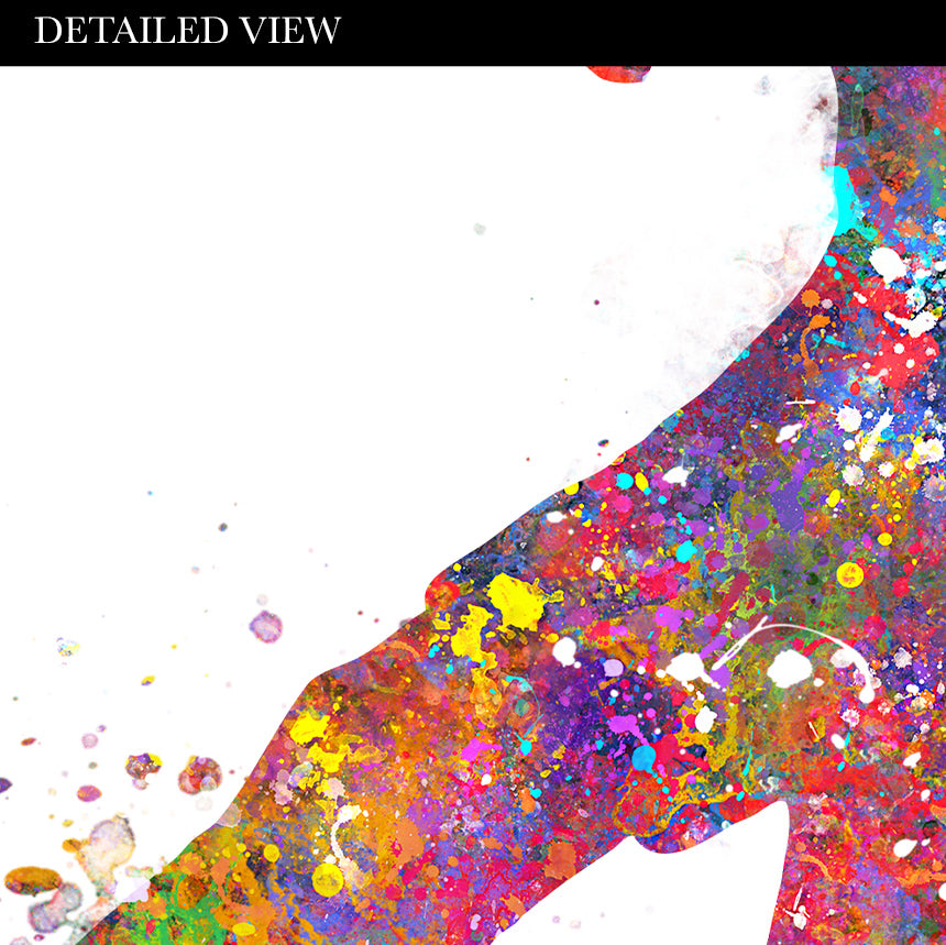 Football Art - Girl Kicking Ball