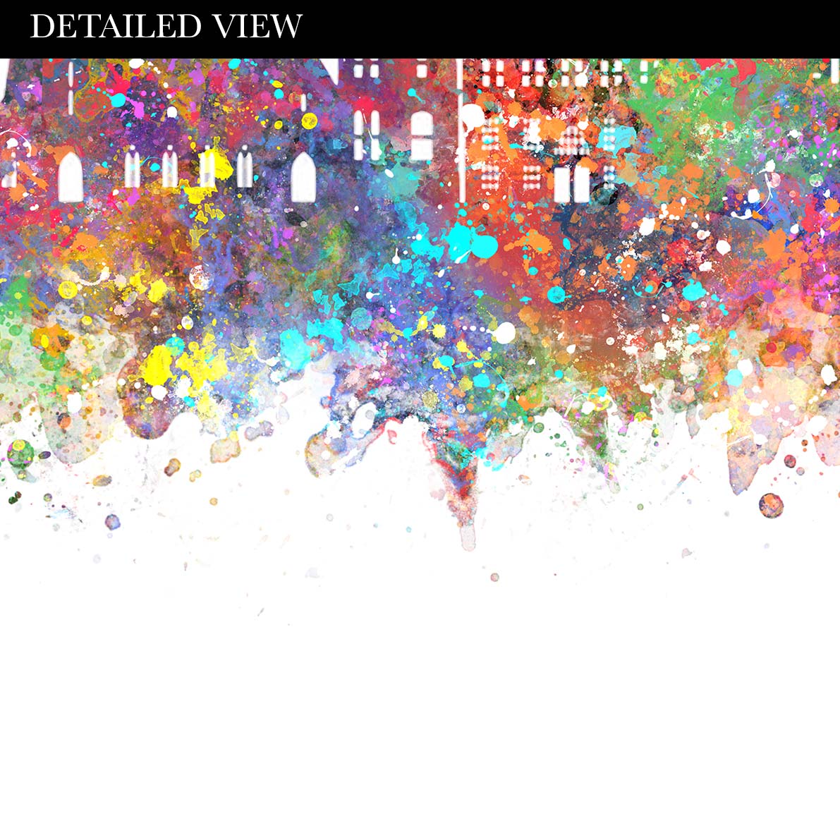 Syracuse Skyline Watercolour Print - Genefy Art