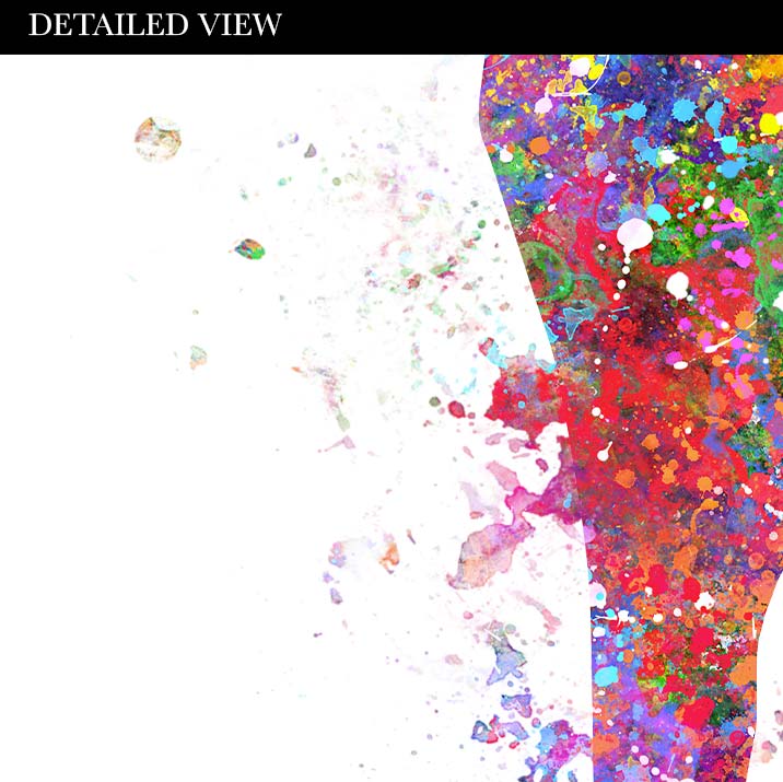 Giraffe Couple Watercolour Art