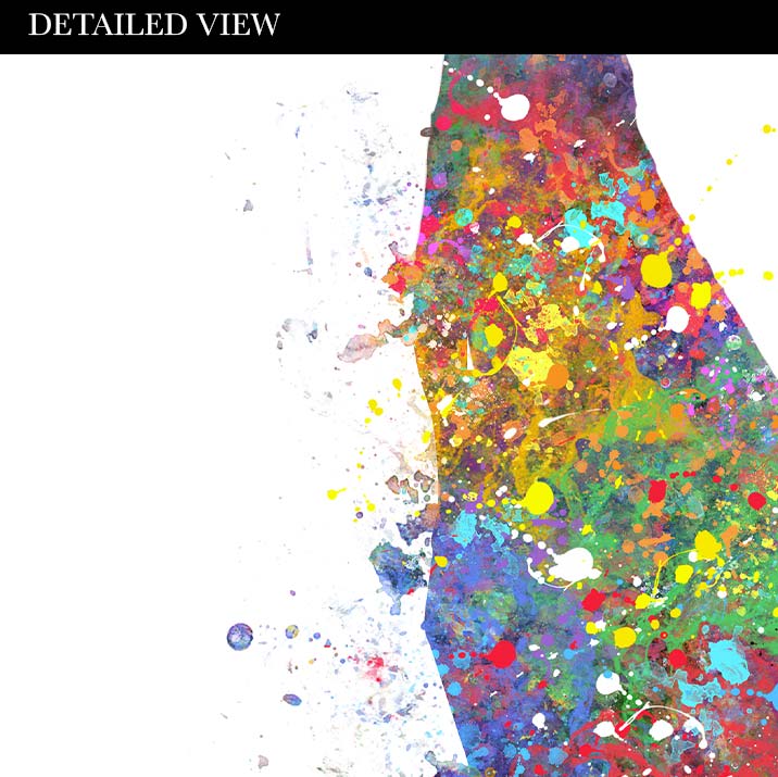 Giraffe Couple Love Quote Watercolour Art