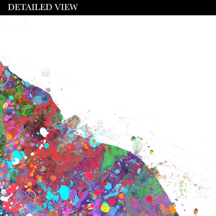 Giraffe Family of 3 Watercolour Art