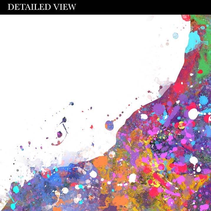 Giraffe Family of 4 Watercolour Art