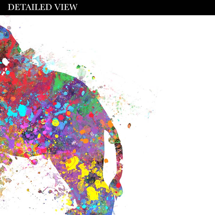 Giraffe Family of 4 Watercolour Art