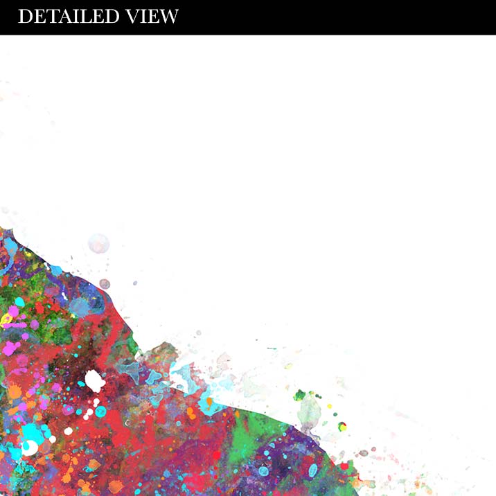 Giraffe Family of 4 Watercolour Art