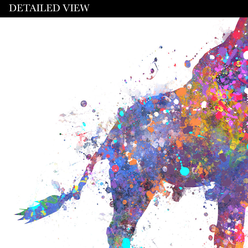 Giraffe Family of 4 Watercolour Art