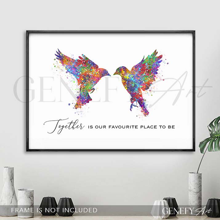 Goldfinch Bird Watercolour Print