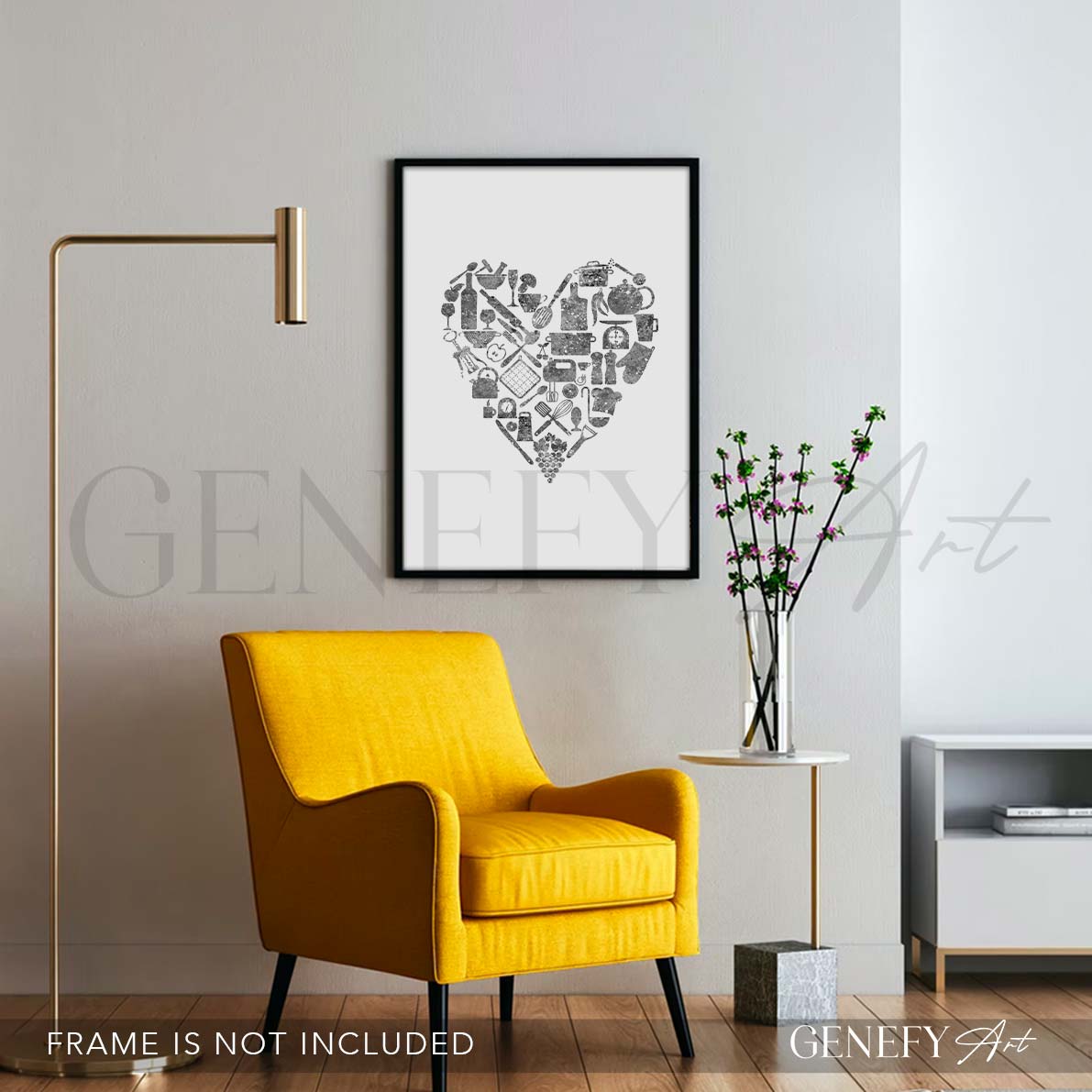 Kitchen Love Watercolour Print