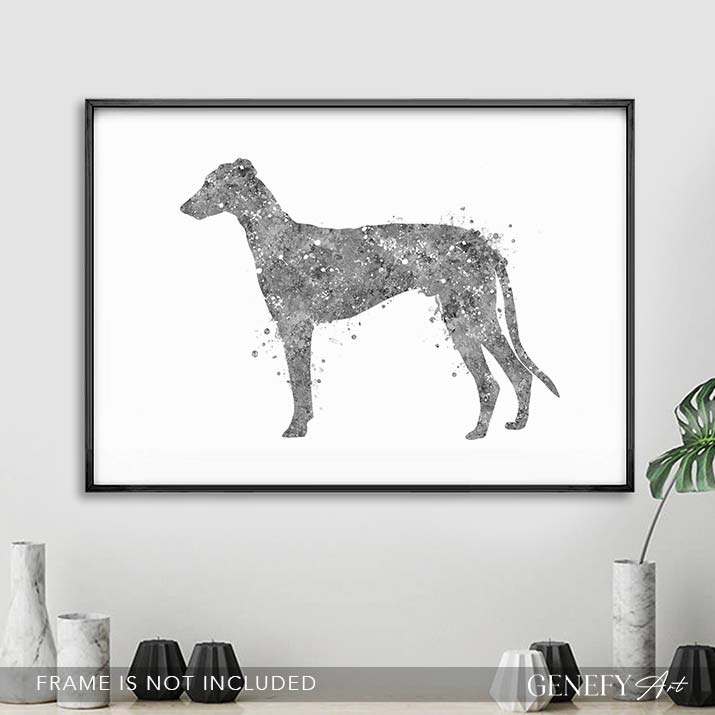 Greyhound Watercolour Print