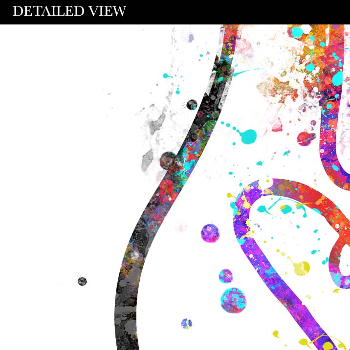 Happiness Quote Watercolour Print