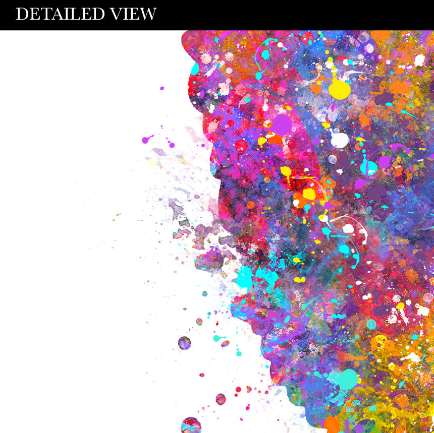 Grey Heron Bird Watercolour Print