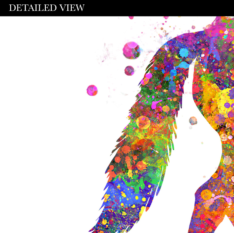 Horse Family of 3 Watercolour Art Print