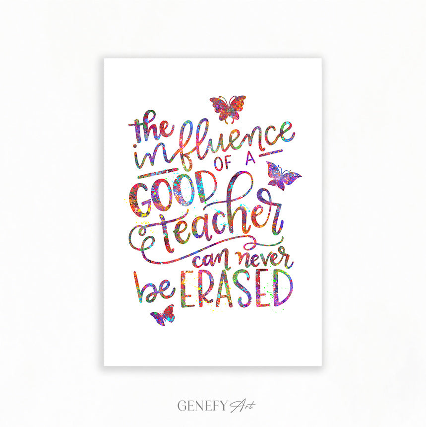 Inspirational Quote for Teacher Print