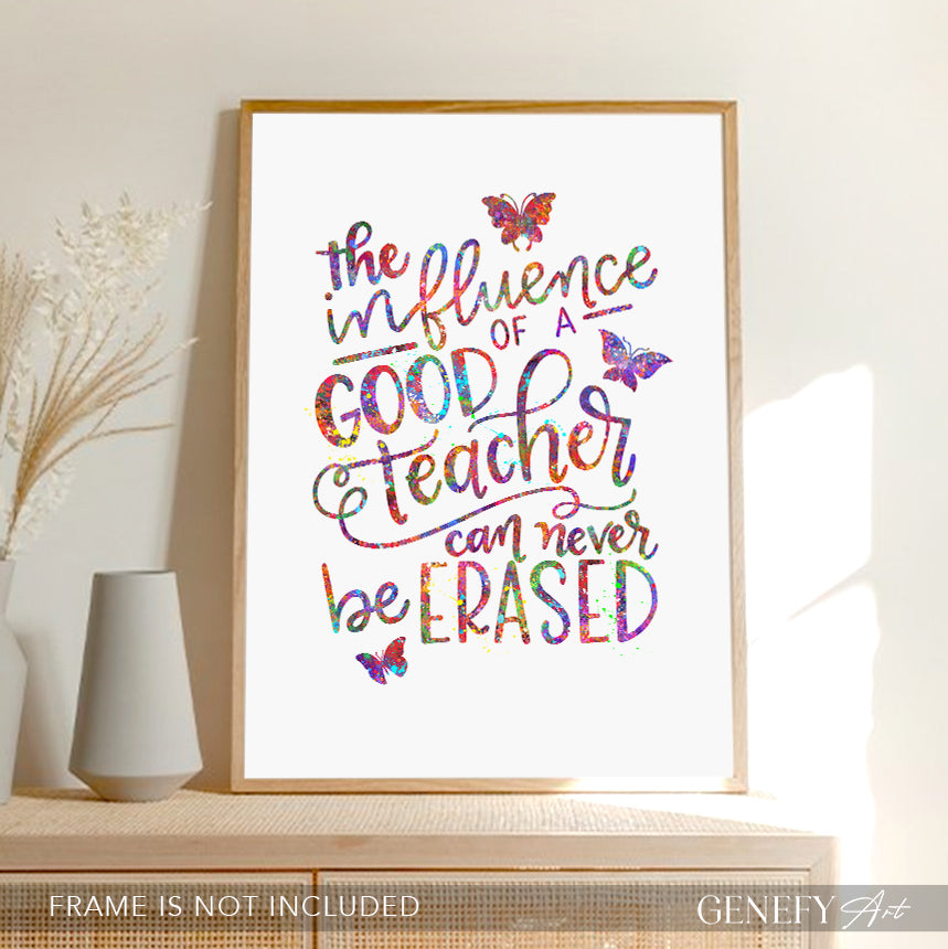 Inspirational Quote for Teacher Print