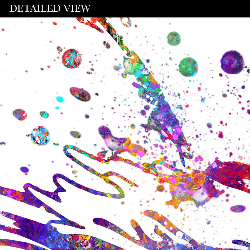 Jet-Skiing Watercolour Art Print