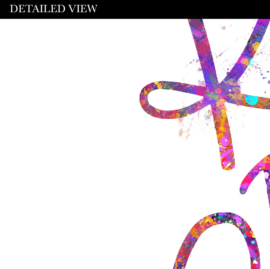 Kind People Are My Kinda People Quote Watercolour Art Print