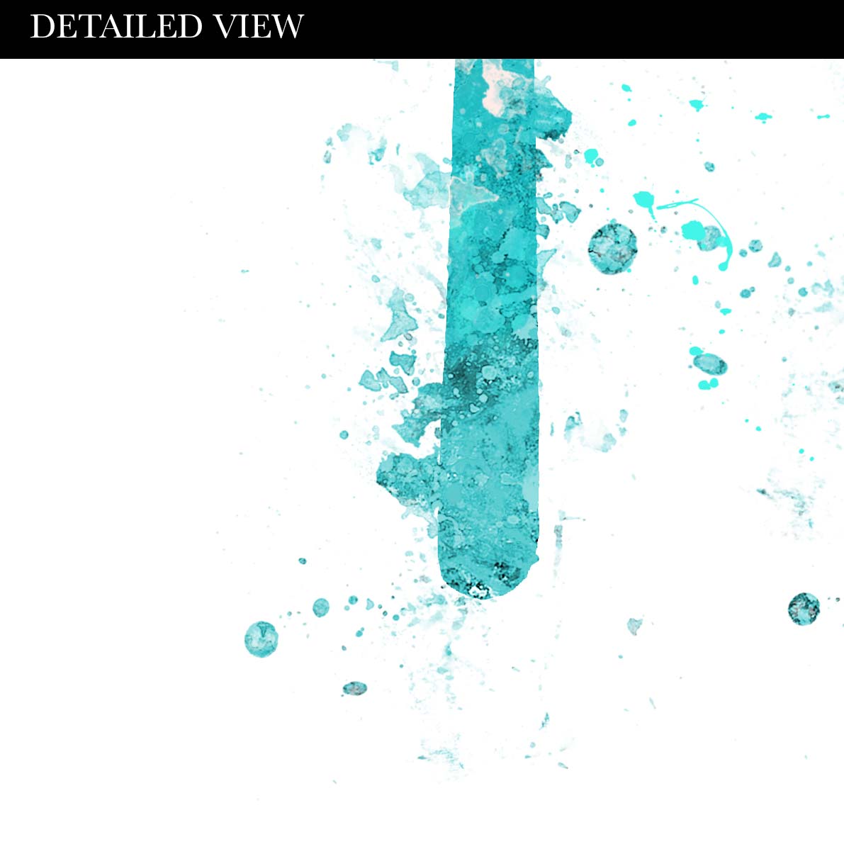 Teal Baking Utensils Watercolour Kitchen Print