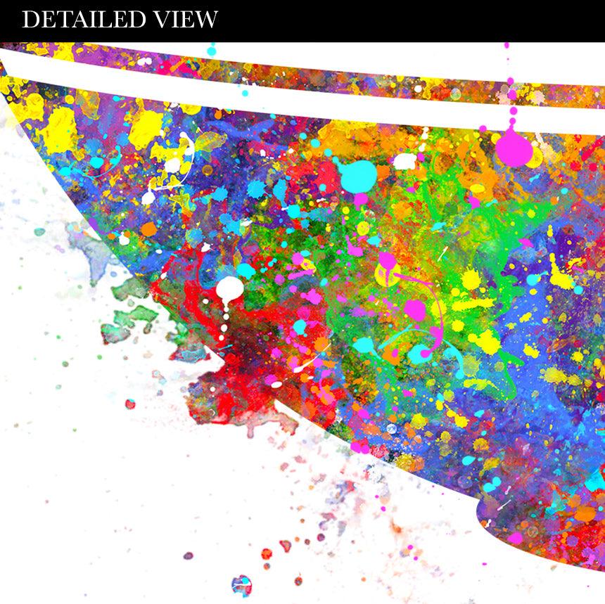 Baking Quote Art Print - Life is short lick the bowl - Genefy Art