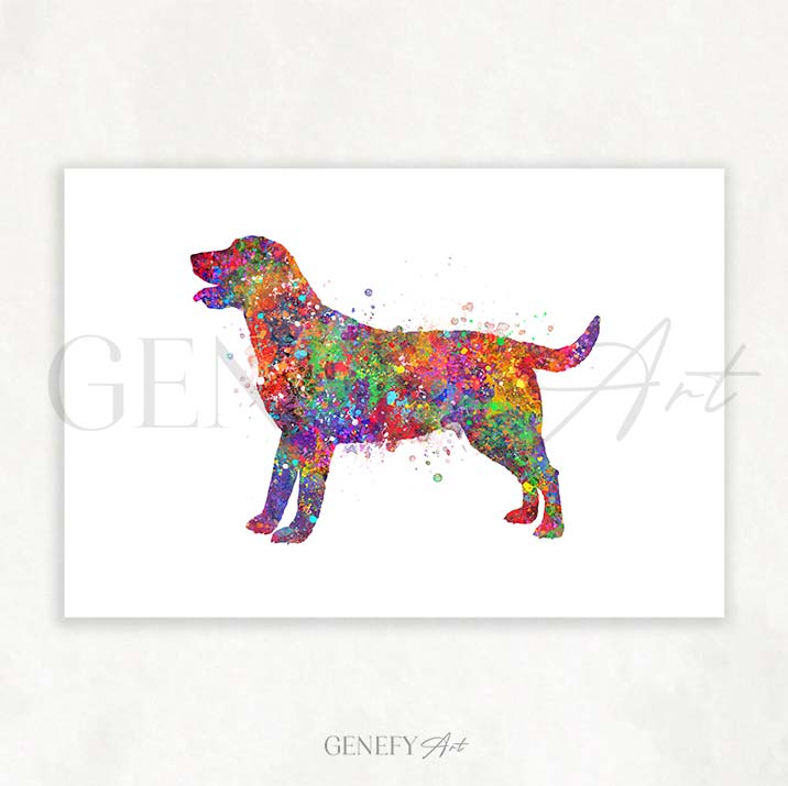 Labrador Watercolour Print
