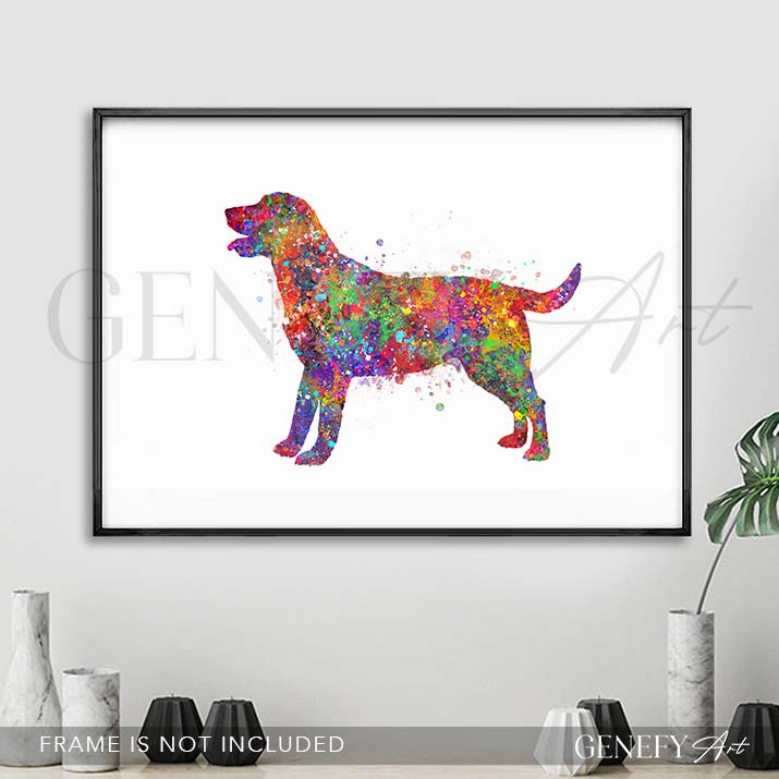 Labrador Watercolour Print