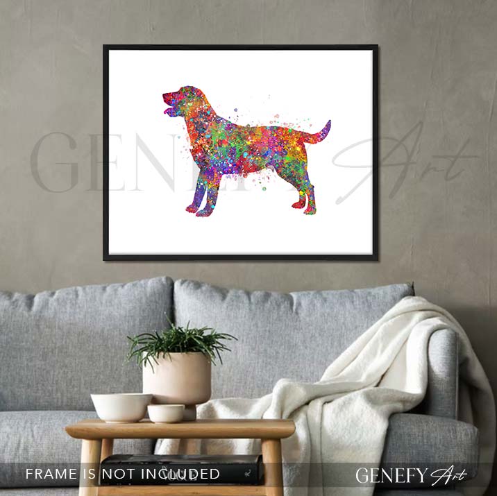 Labrador Watercolour Print