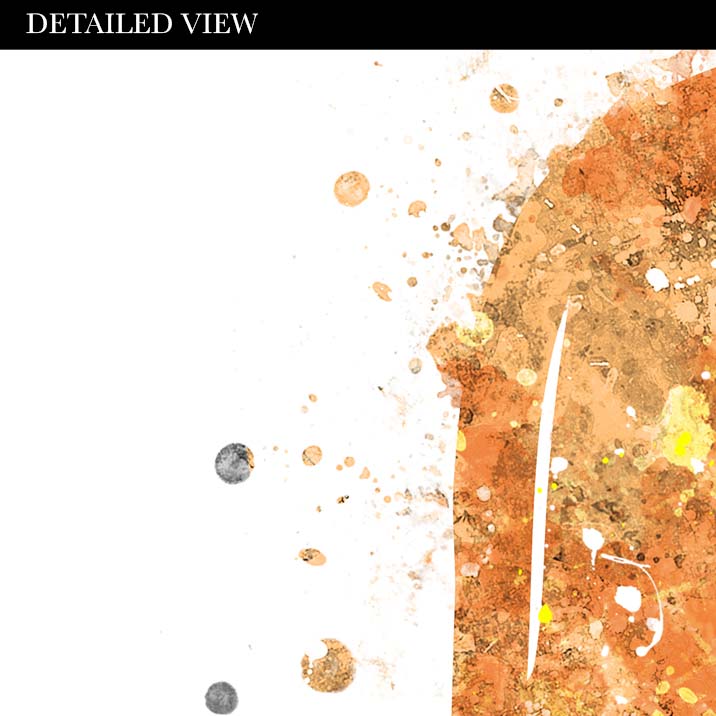 Lion Watercolour Wall Art