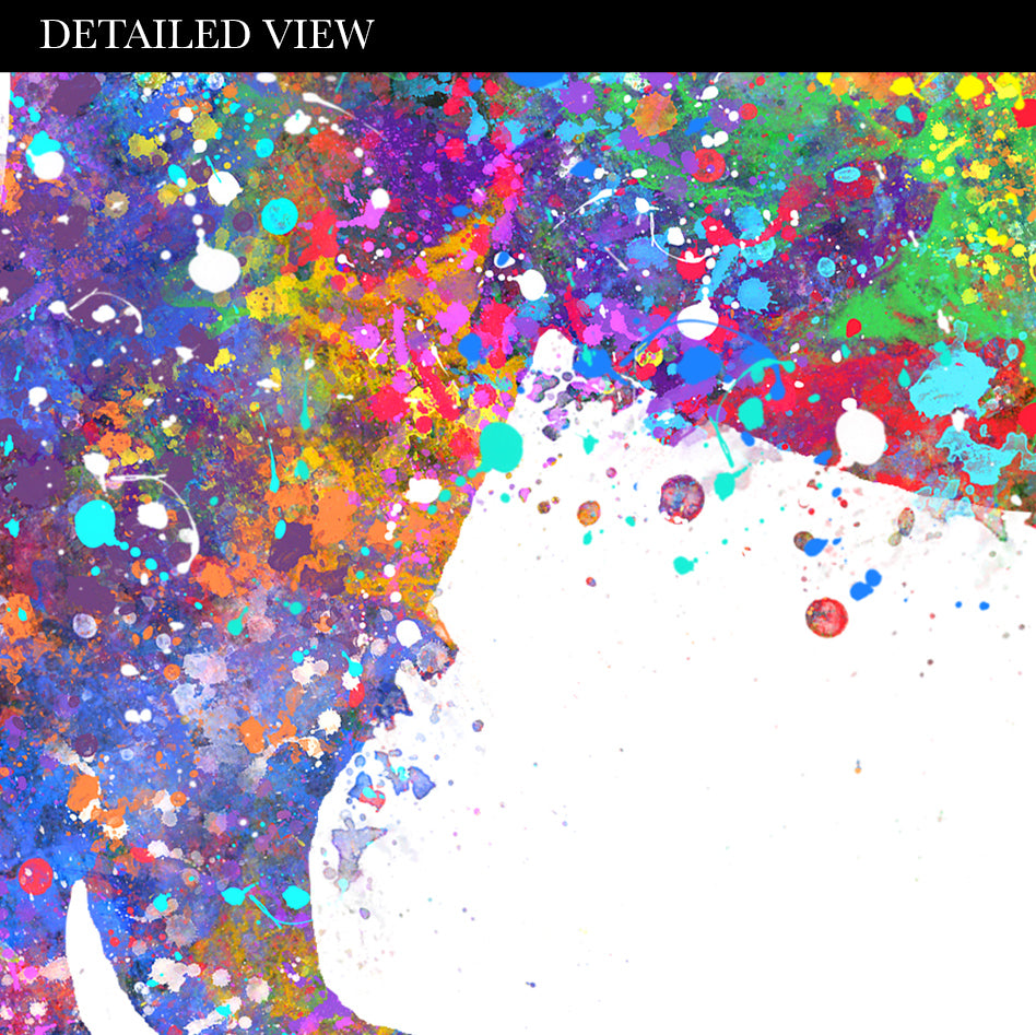 Lioness and Cub Watercolour Art Print