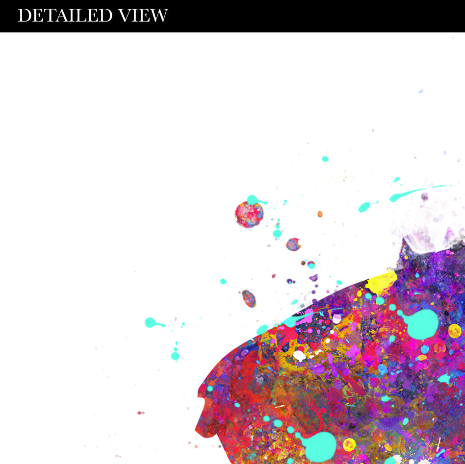 Llama and Alpaca Couple Watercolour Art Print