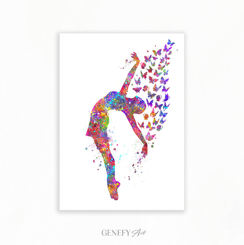 Lyrical Dance and Butterflies Art Print
