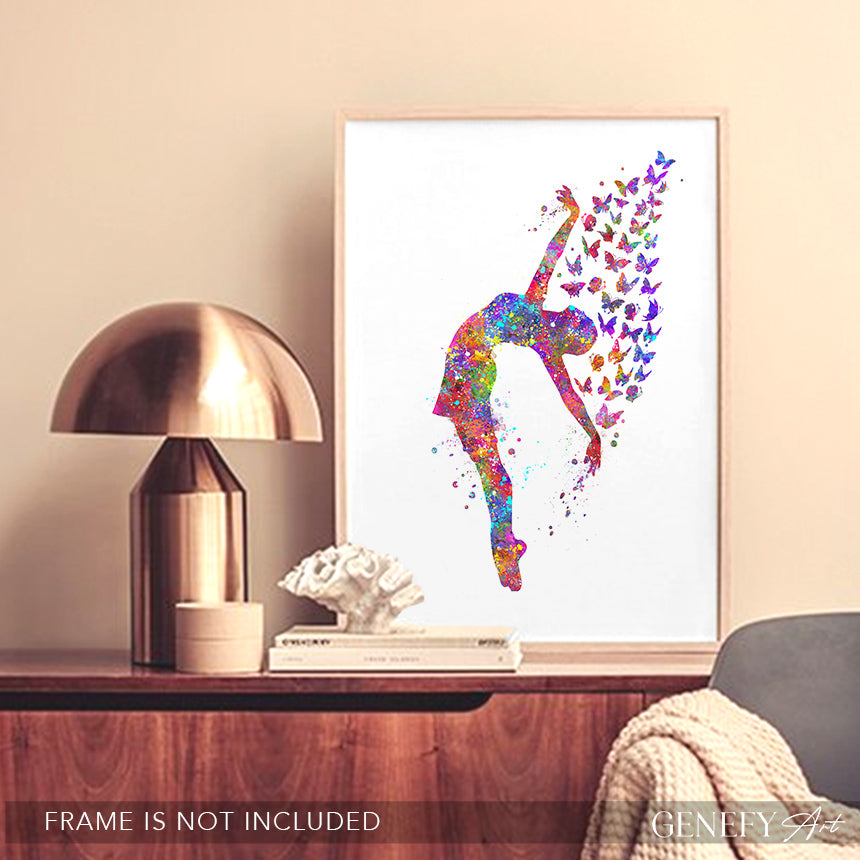 Lyrical Dance and Butterflies Art Print