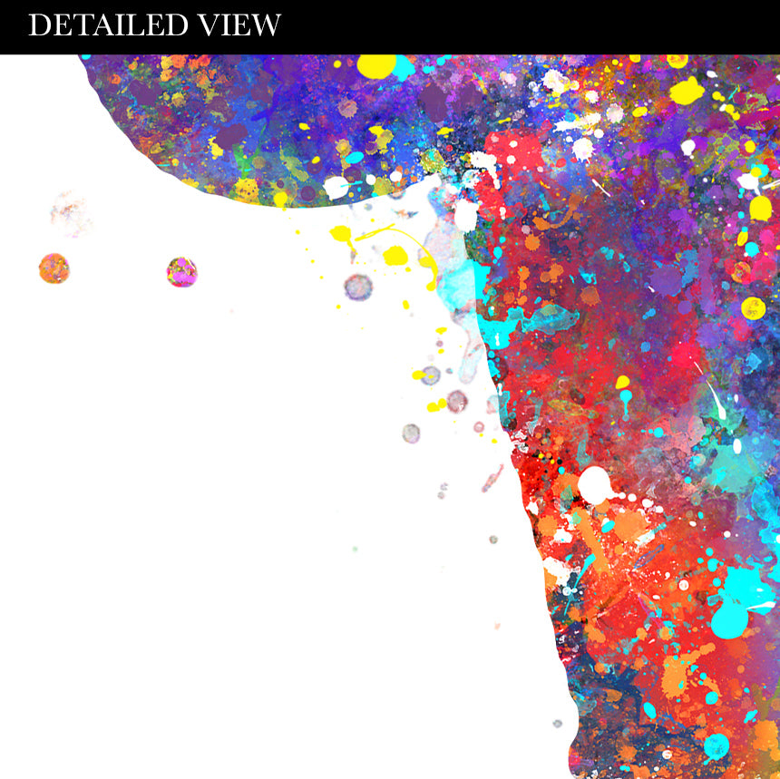 Male Guitarist Watercolour Art