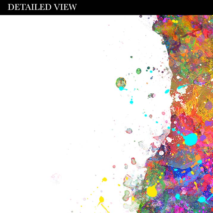 Male Yoga Pose Watercolour Print