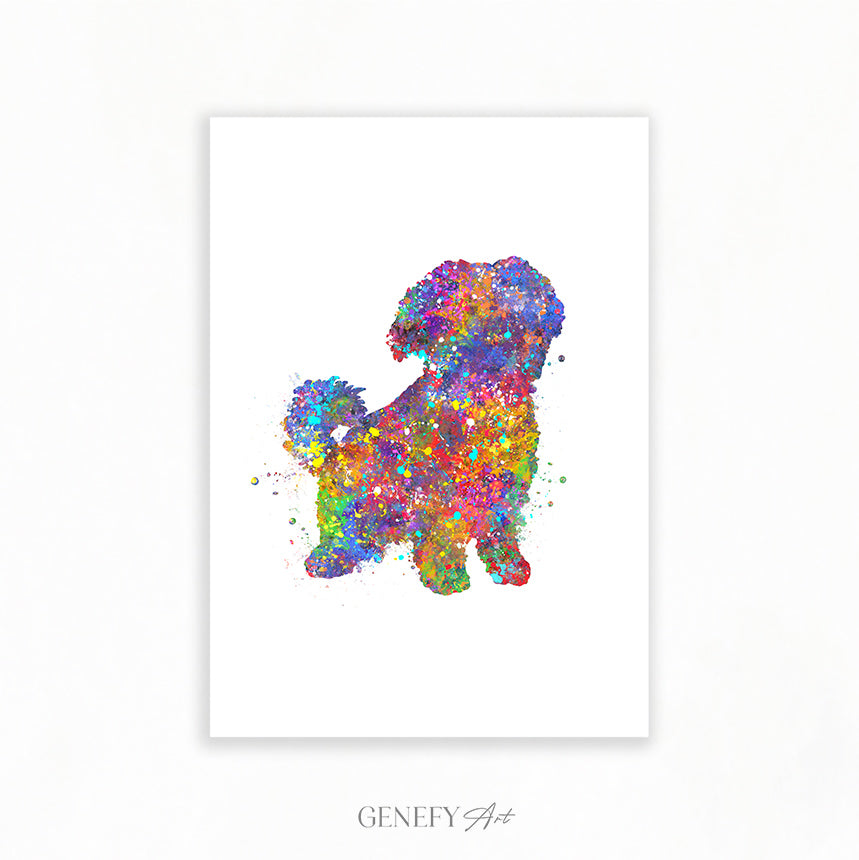 Maltese Watercolour Print - Genefy Art