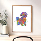Maltese Watercolour Print - Genefy Art
