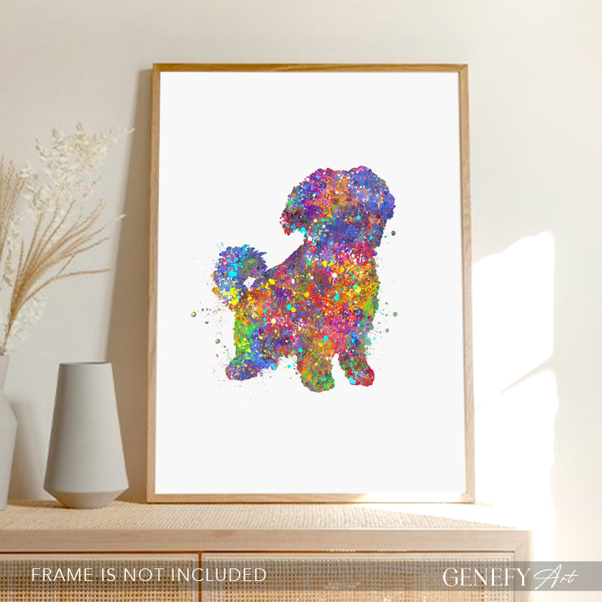 Maltese Watercolour Print - Genefy Art