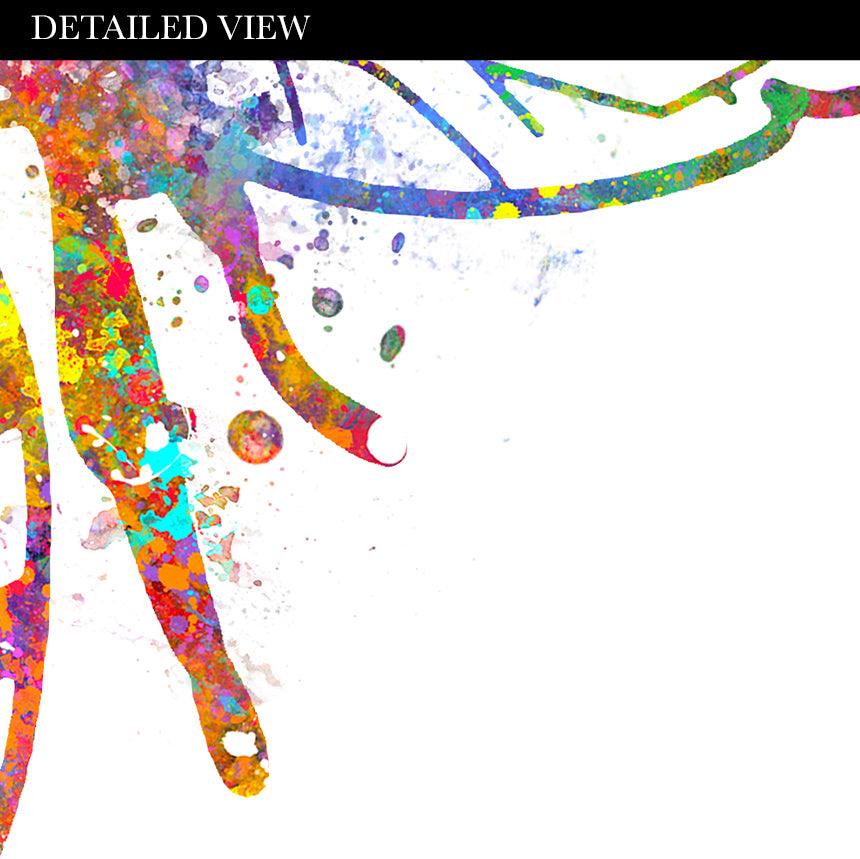 Bee Watercolour Print - Genefy Art