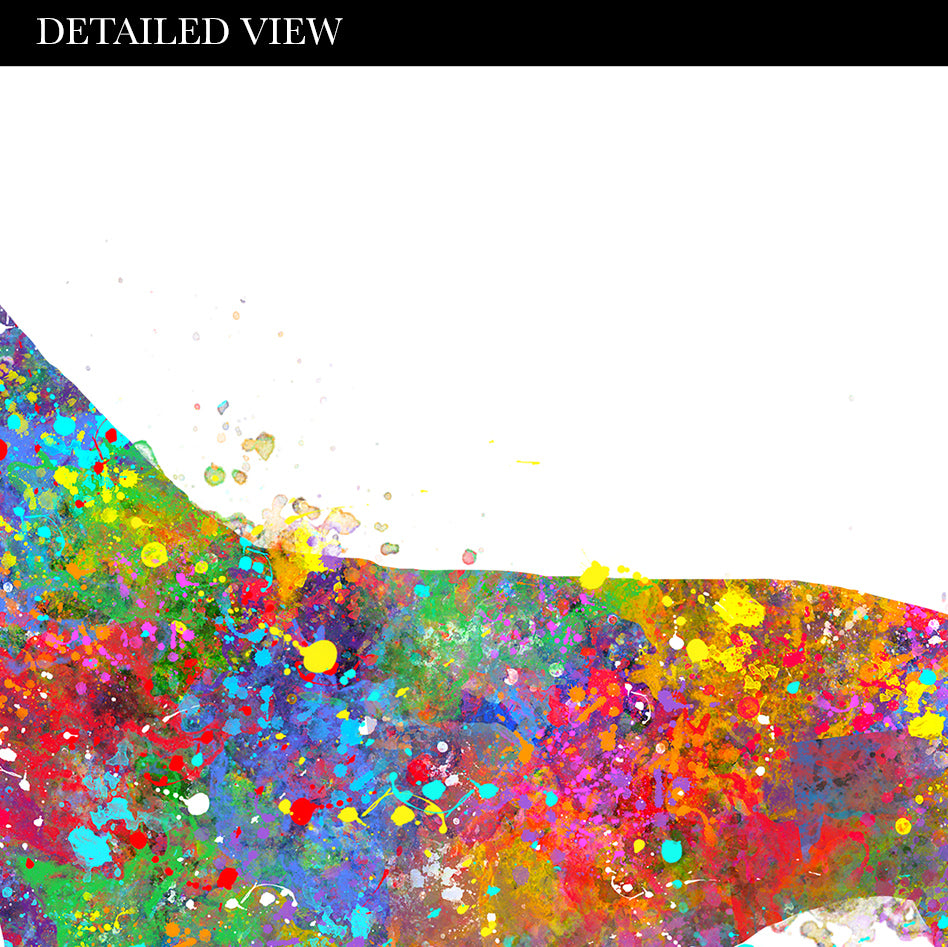 Miniature Pinscher and Whippet Watercolour Print