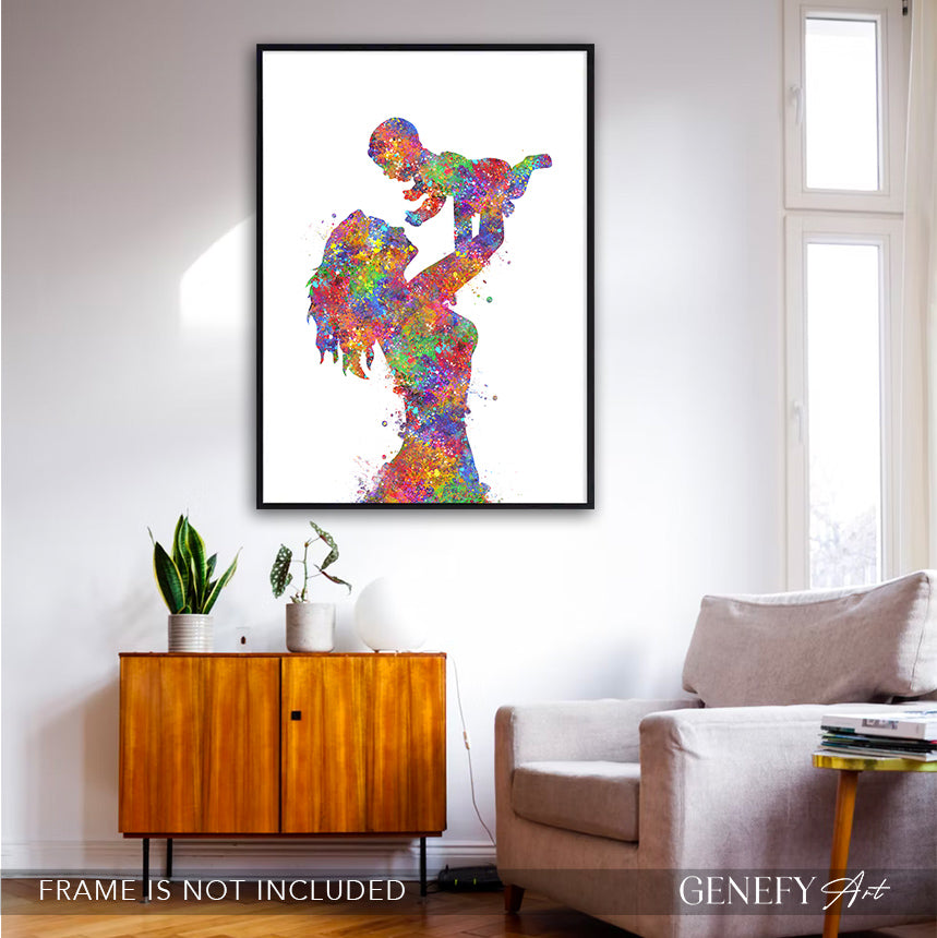 Mother and Baby Art Print
