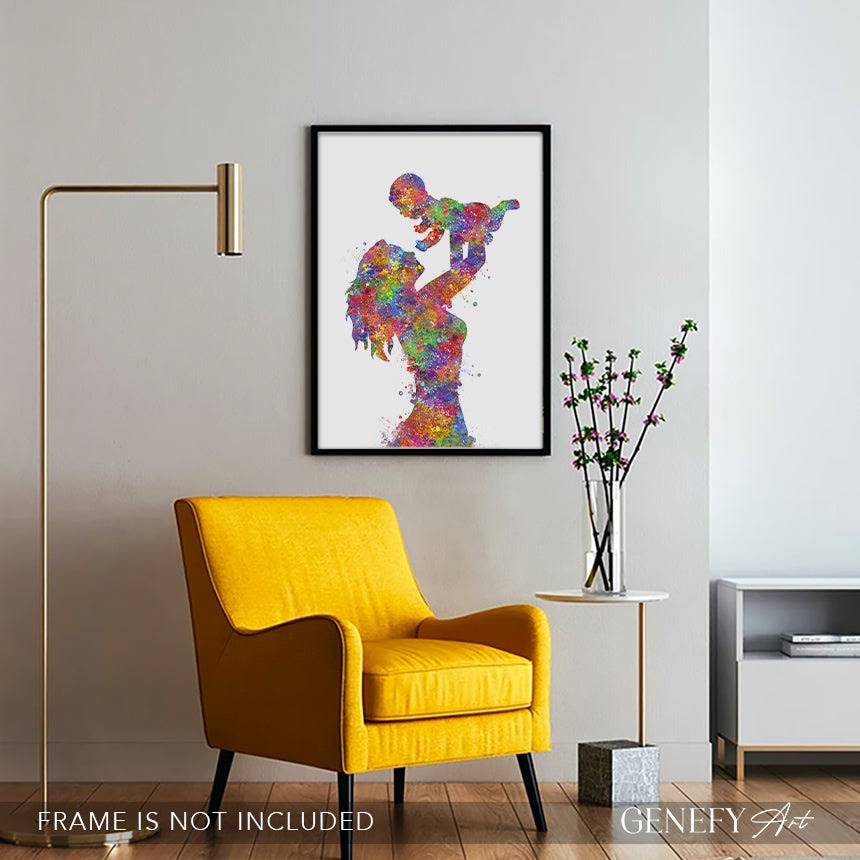 Mother and Baby Art Print