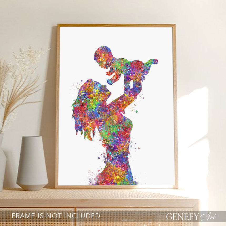 Mother and Baby Art Print
