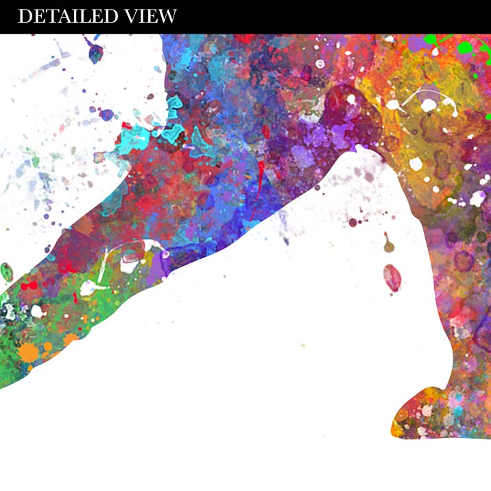 Cat and Baby Kitten Mother Quote Watercolour Print