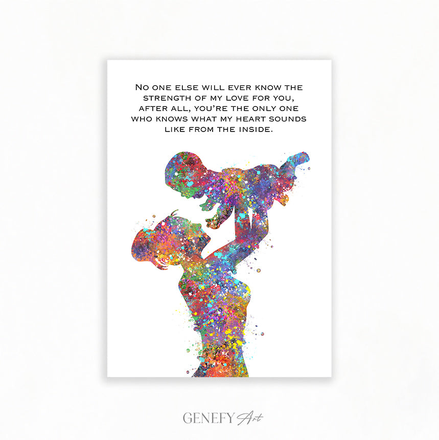Mother Inspirational Quote Art Print