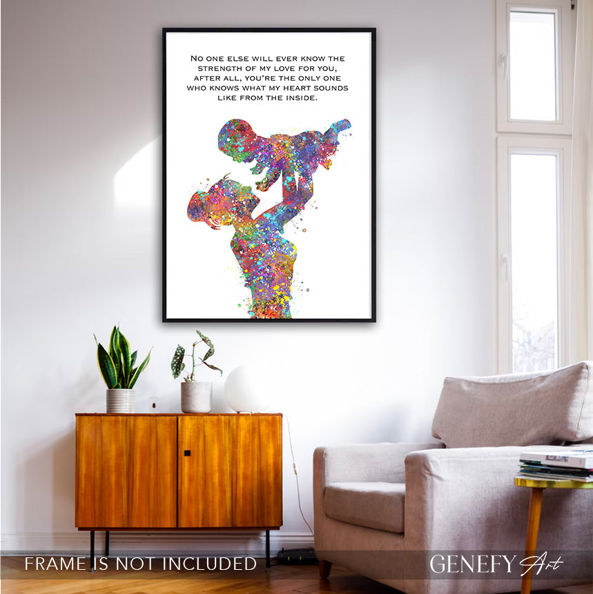 Mother Inspirational Quote Art Print