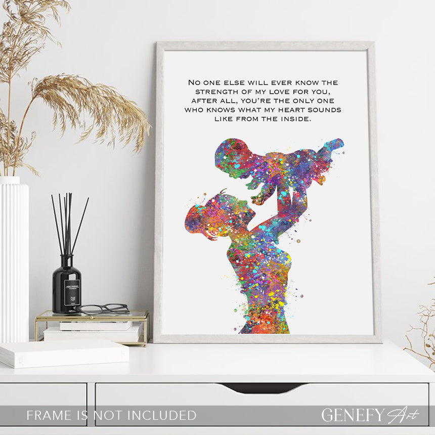 Mother Inspirational Quote Art Print