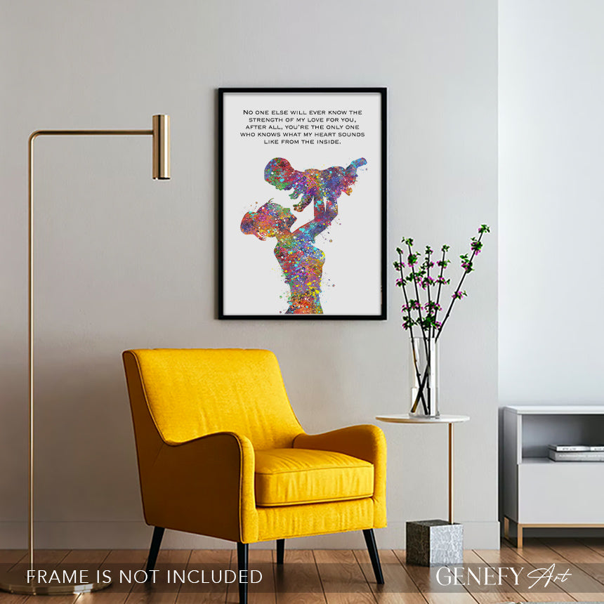 Mother Inspirational Quote Art Print