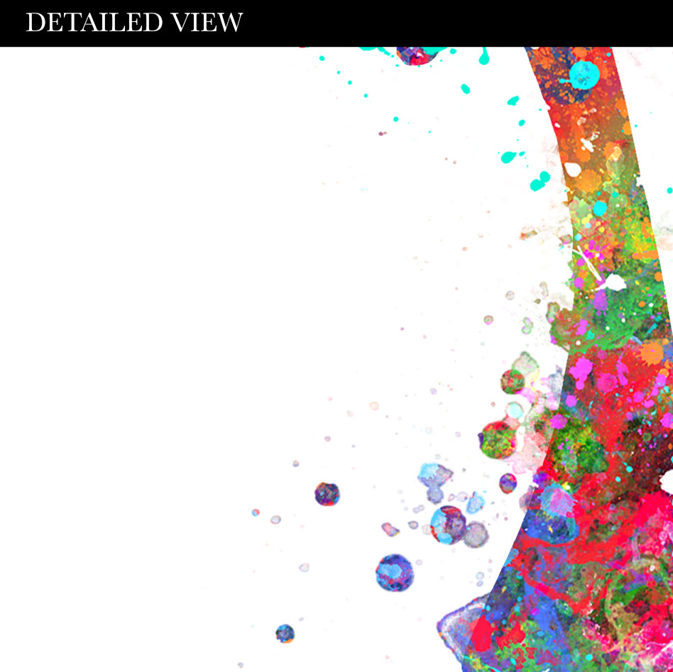 Musical Tree with Notes Art Print