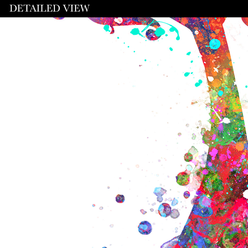 Musical Tree with Notes Art Print