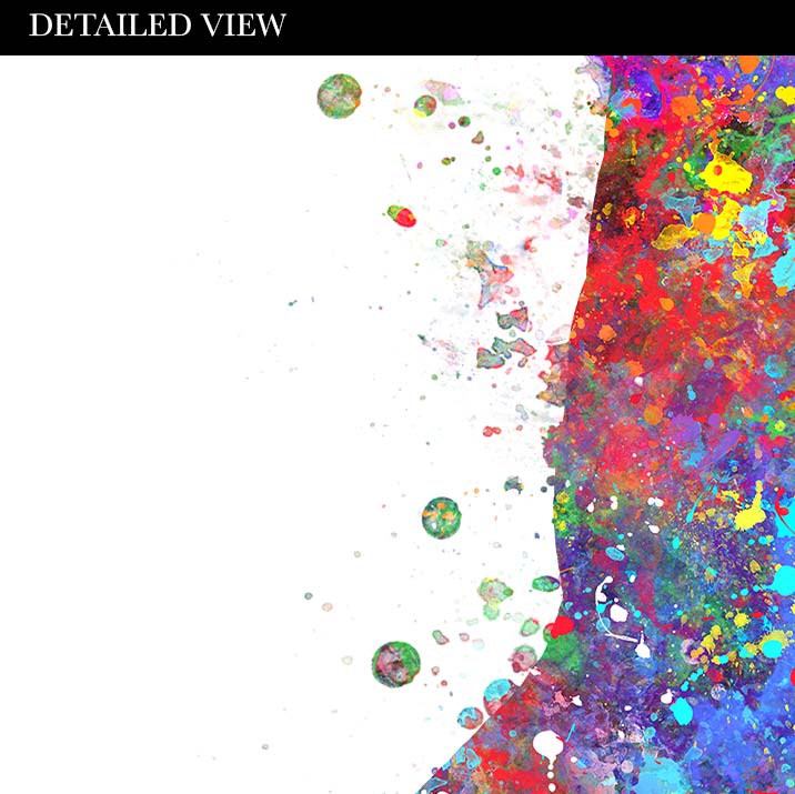 Penguin Mother and Baby Watercolour Art