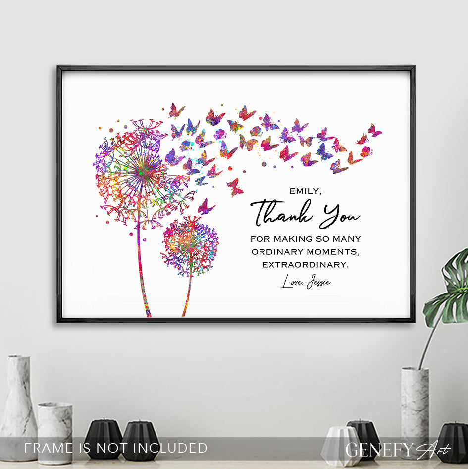 Personalised Thank You Gift For Best Friend