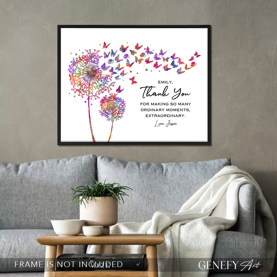 Personalised Thank You Gift For Best Friend