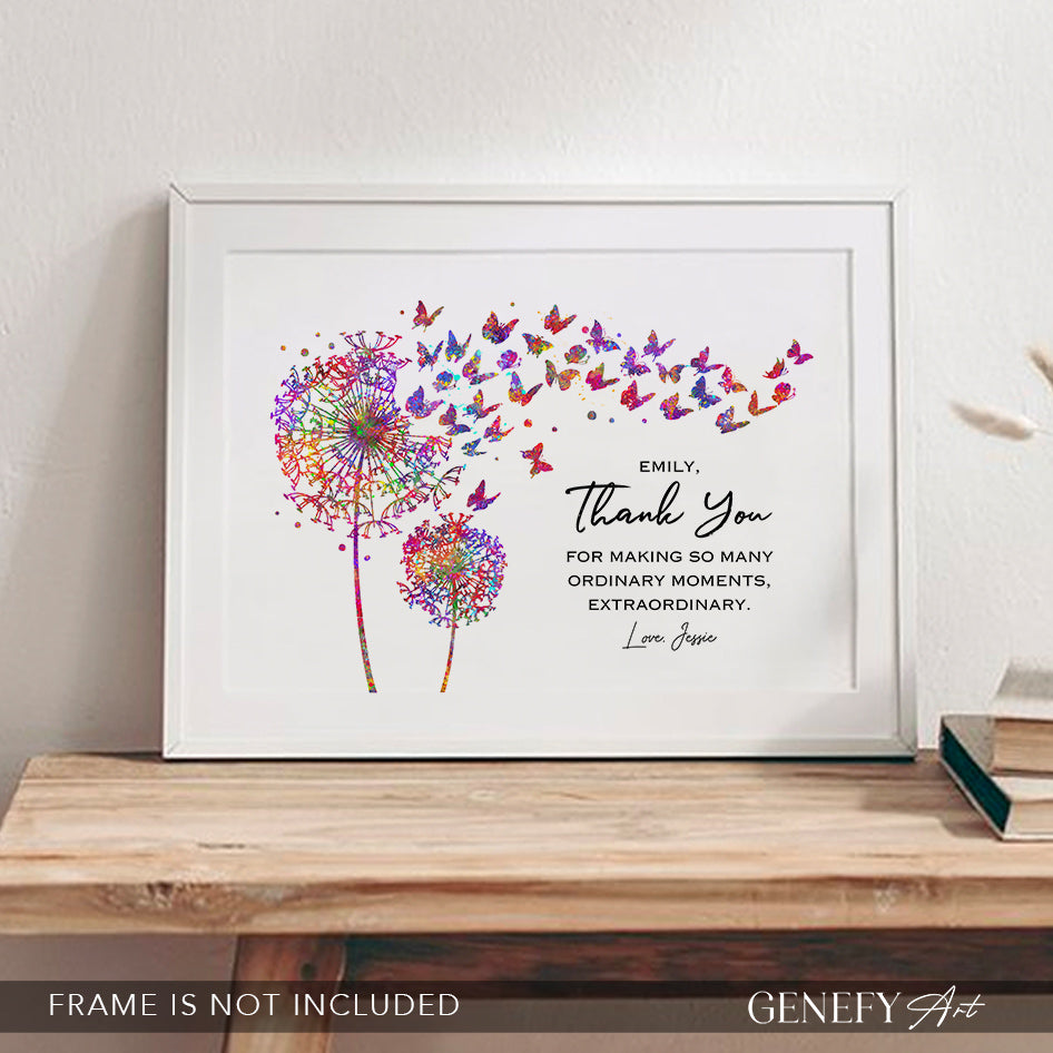 Personalised Thank You Gift For Best Friend